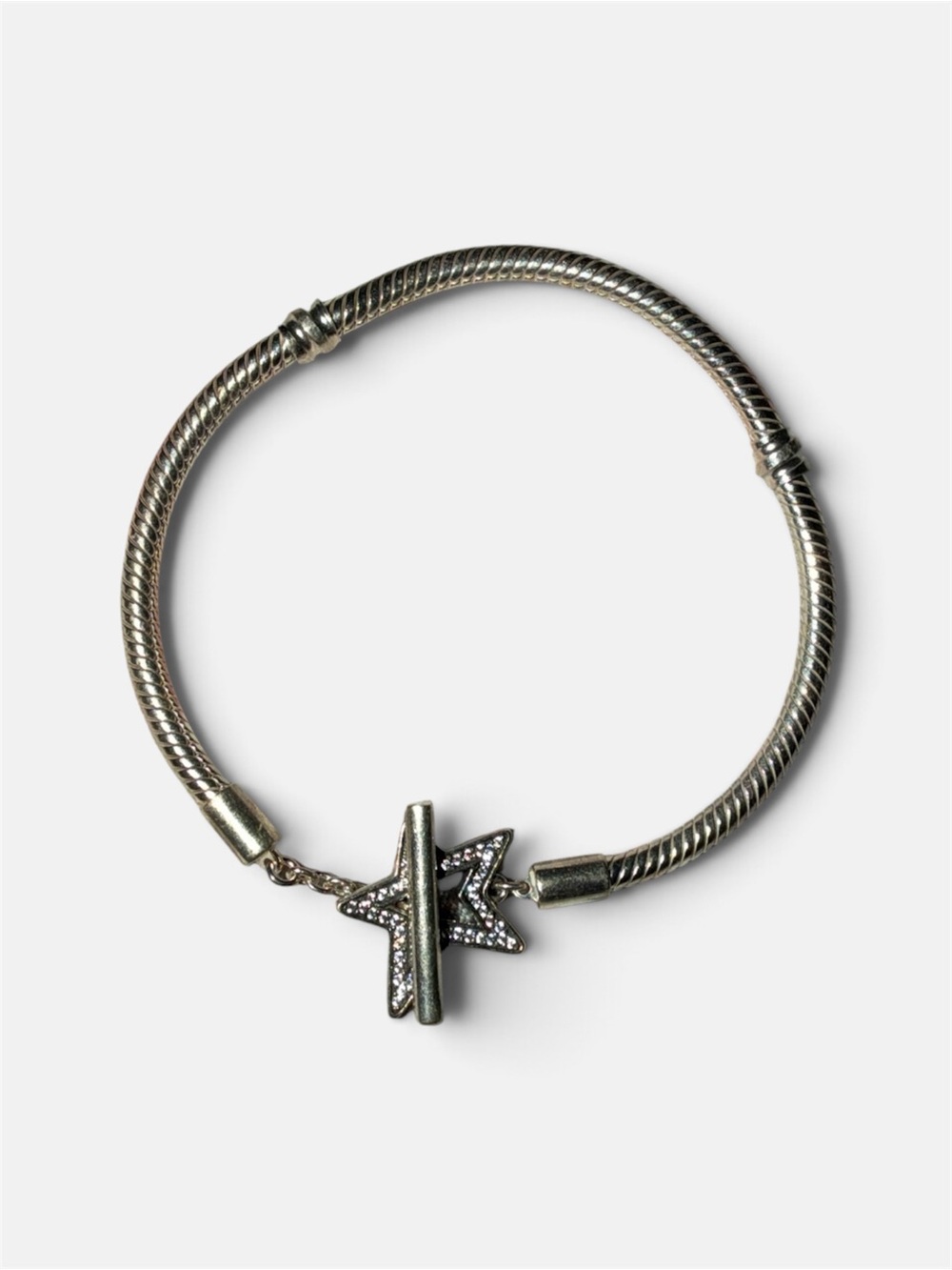Pandora Silver Star Toggle Bracelet